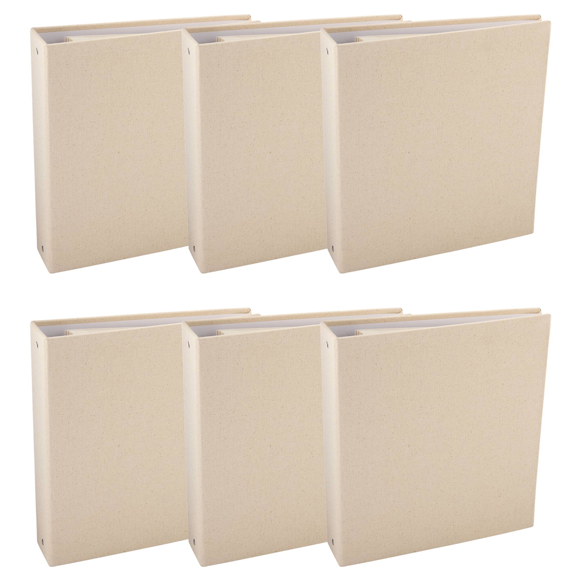 6 Pack: Oat Photo Album with Magnetic Pages by Recollections™
